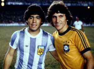 Maradona più Zico uguale Diego