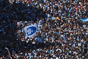 I festeggiamenti in Argentina