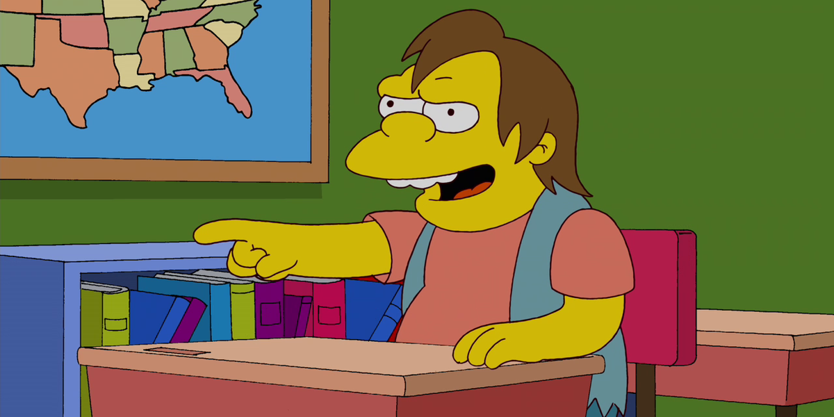 Nelson (The Simpson's) sfotte